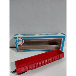 Precision Models 83116 HO Gauge Model Railroad CB&Q Burlington Gondola Car w/Box
